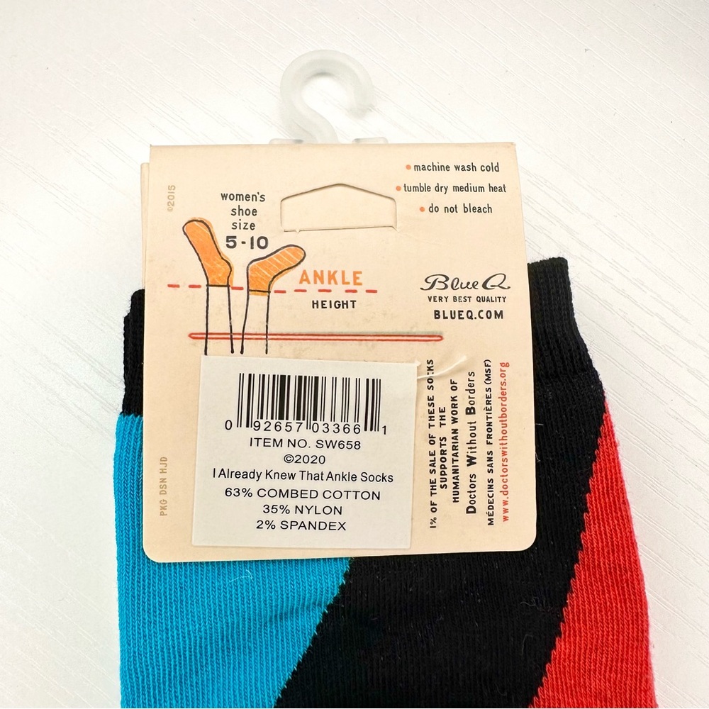 Blue Q I Already Knew That Ankle Socks, Women’s - Picture 10 of 10